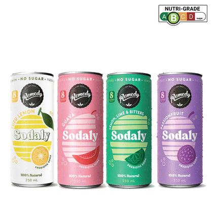 Sodaly Prebiotic Soda x 250ml cans