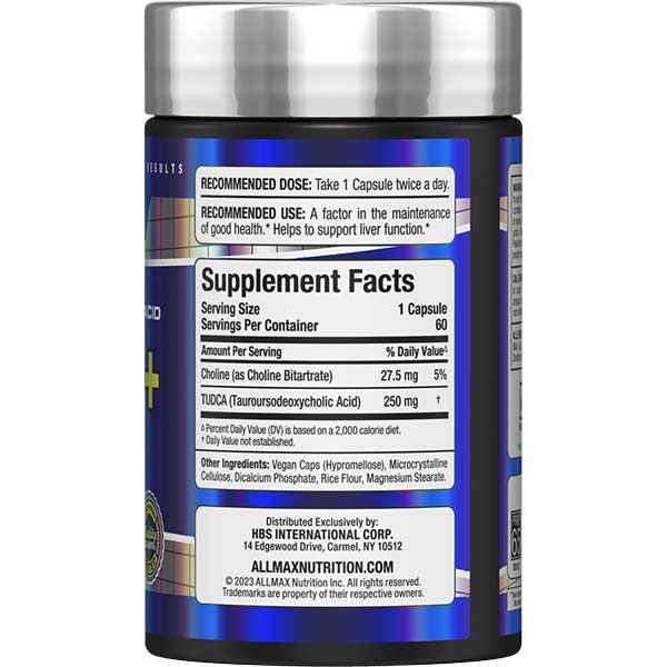 ALLMAX Nutrition TUDCA+ 60 Capsules
