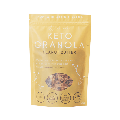 Peanut Butter Keto Granola