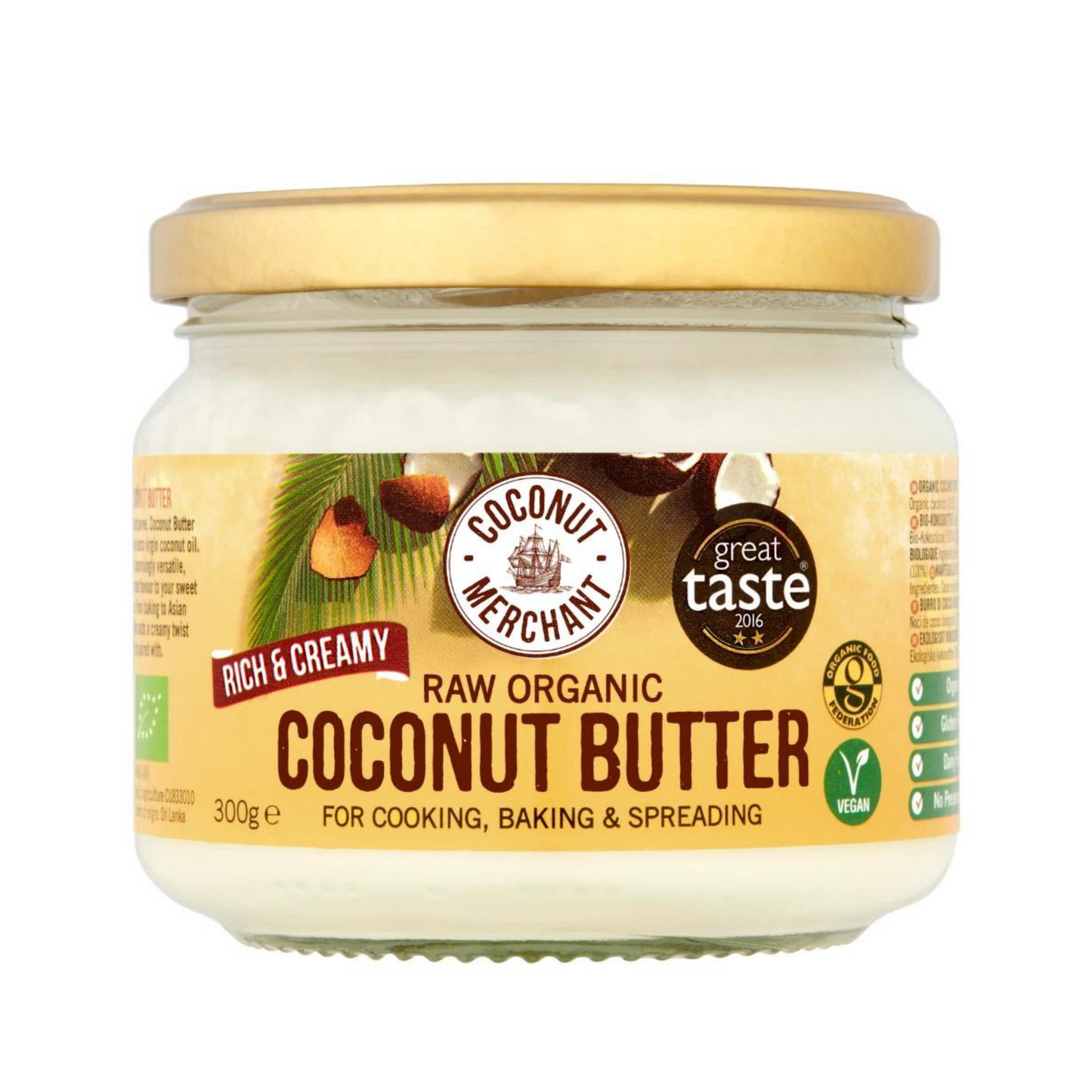 Coconut Merchant Raw Organic Coconut Butter 300g