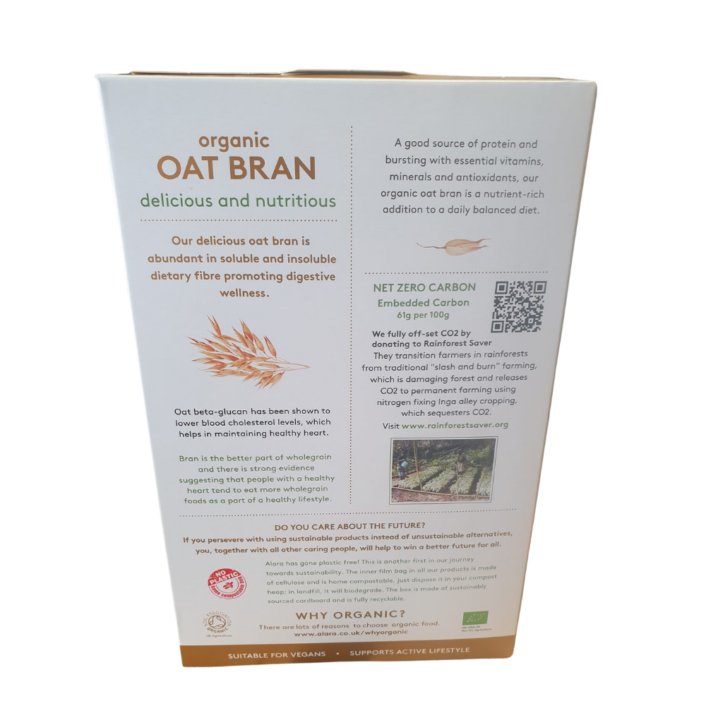 Alara Organic Oat Bran 650g