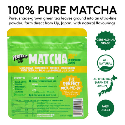 Citrusy Yuzu Matcha Powder