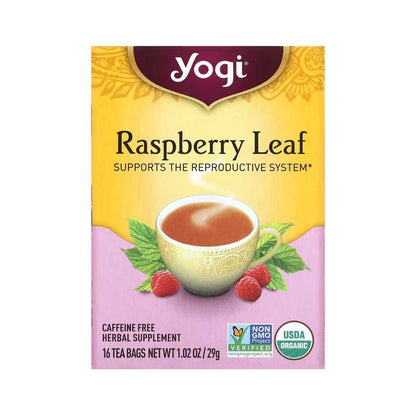 Yogi Tea Raspberry Leaf, 16 Tea Bags, 29g
