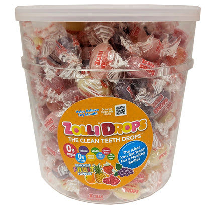 Zolli® Drops Sugar Free Assorted Fruit Flavors (3 Sizes)