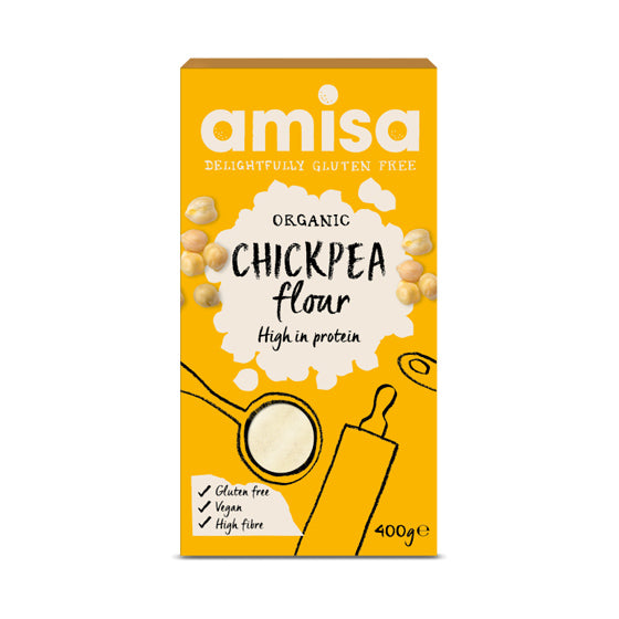 Amisa Organic Gluten Free Chickpea Flour (Fine milled) 400g