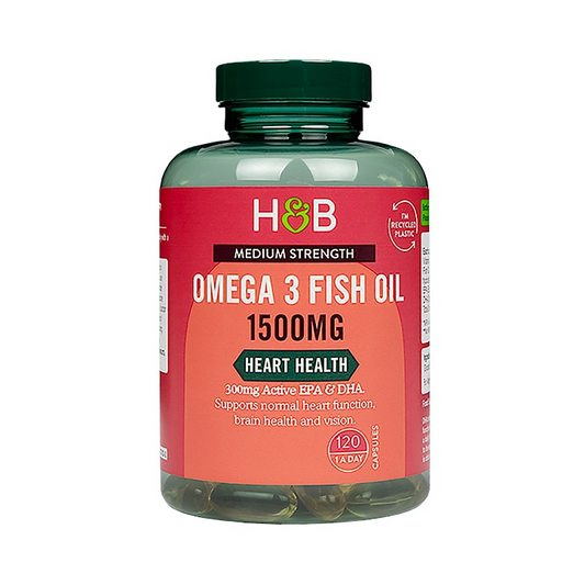 Holland & Barrett  Omega 3 Fish Oil 1500mg 120 Capsules