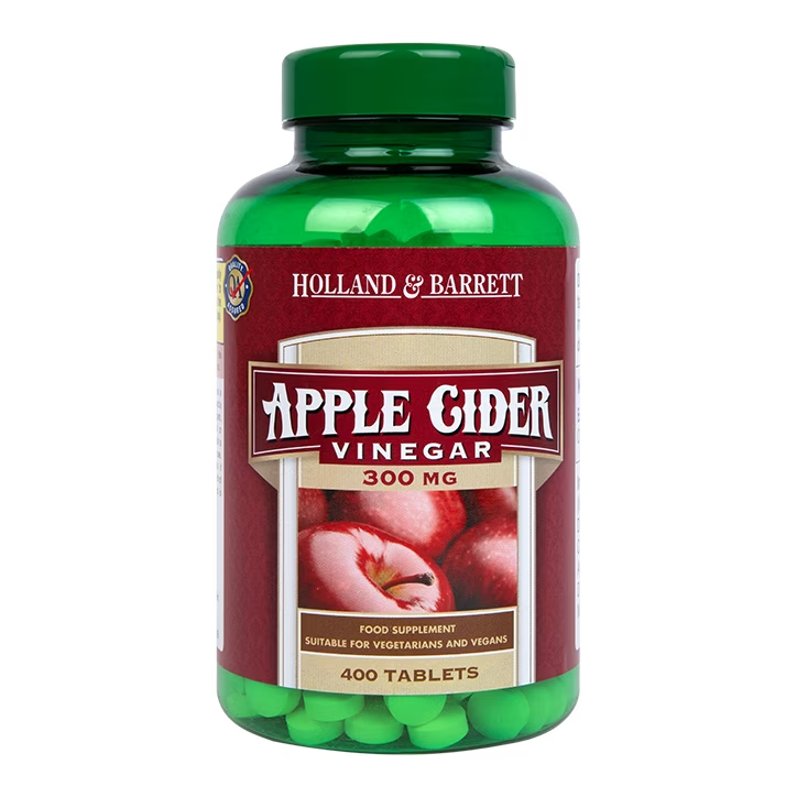 Holland & Barrett  Apple Cider Vinegar 400 Tablets 300mg