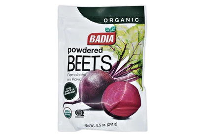 Badia Organic Powdered Beets – 8.5 oz Beetroot Powder for Smoothies, Baking & More