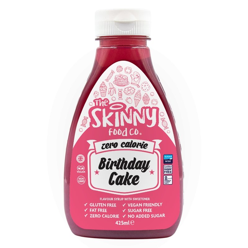 Birthday Cake Zero Calorie Sugar Free Skinny Syrup - 425ml