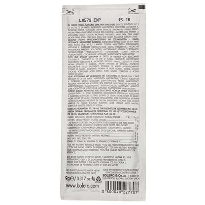 "Bolero" greitasis gėrimas su vanile - 9 g