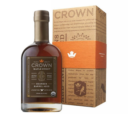 Bourbon Barrel Aged Maple Syrup von Crown Maple (Ahornsirup - Glasflasche)