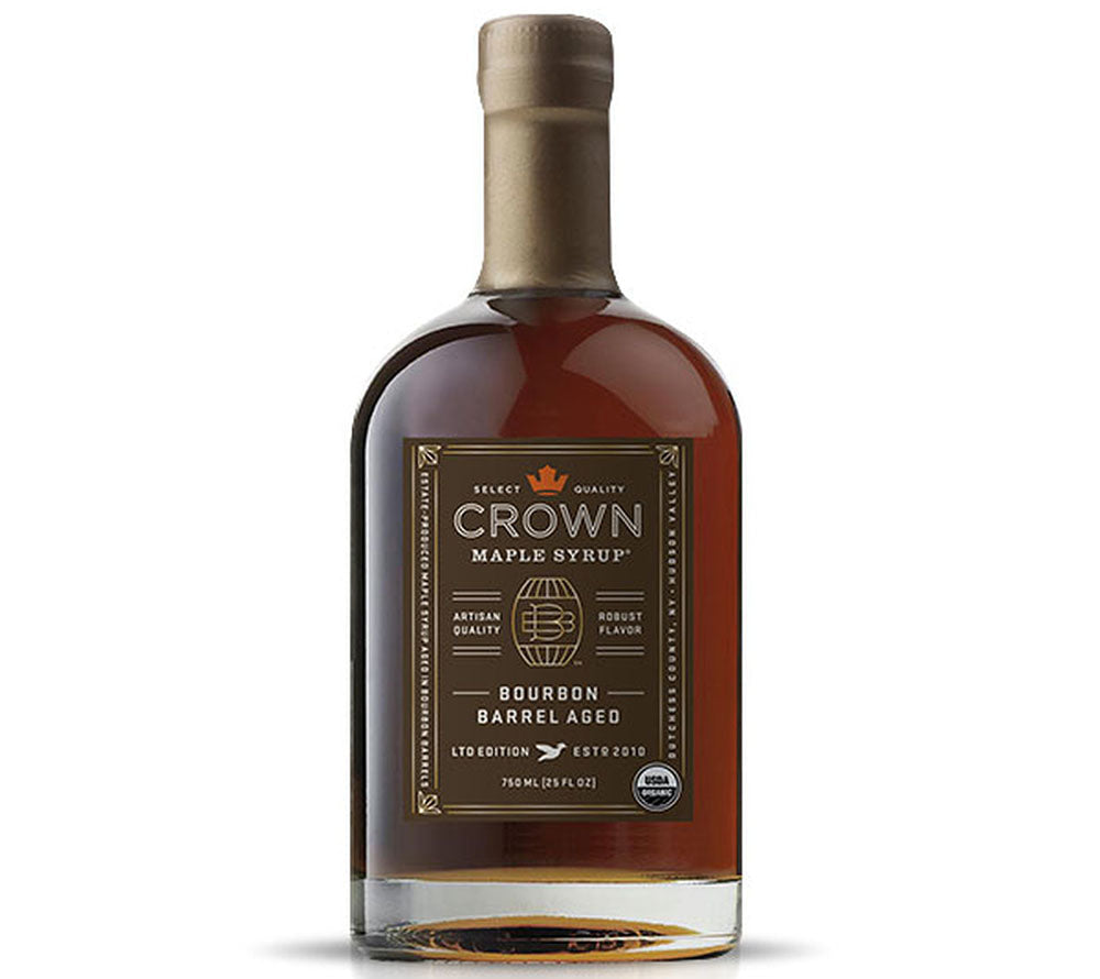 Bourbon Barrel Aged Maple Syrup von Crown Maple (Ahornsirup - Glasflasche)