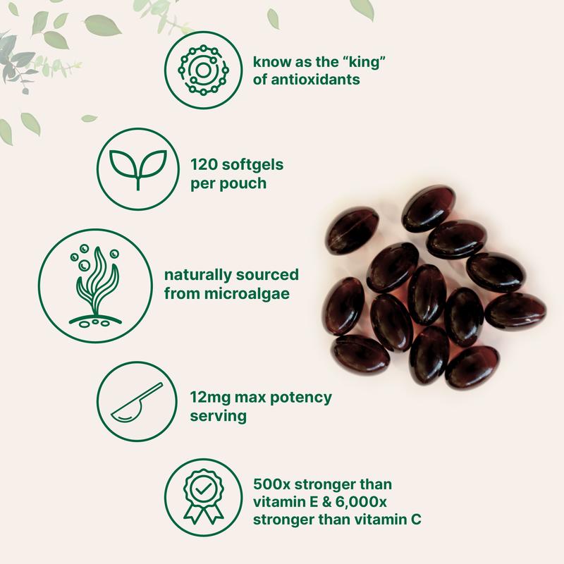 Micro Ingredients Astaxanthin®  | Natural Tanning, Fresh Microalgae Source