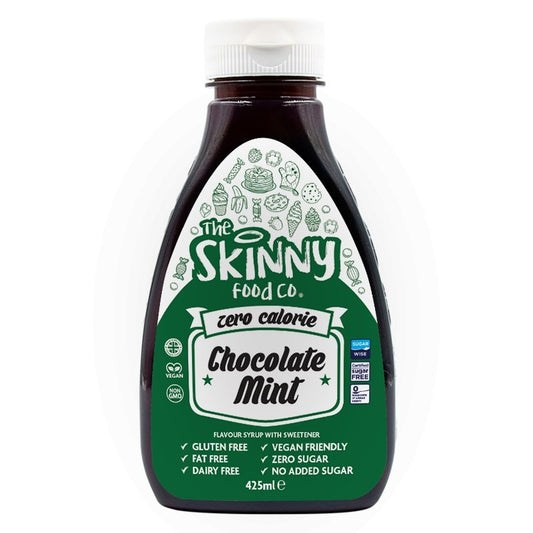 Chocolate Mint Flavour Zero Calorie Sugar Free Skinny Syrup - 425ml