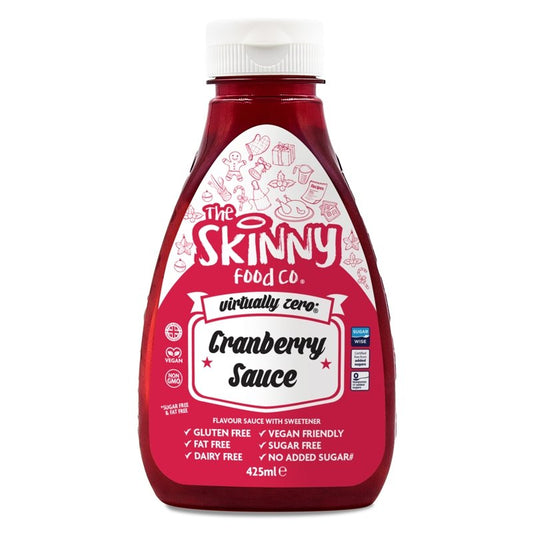 skinny syrup Cranberry Flavour Sauce - Virtually Zero© Calorie Skinny Sauce - 425ml