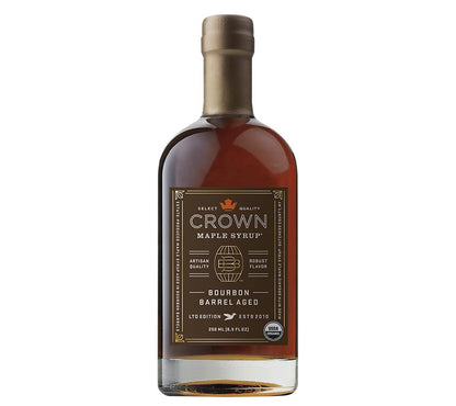 Bourbon Barrel Aged Maple Syrup von Crown Maple (Ahornsirup - Glasflasche)
