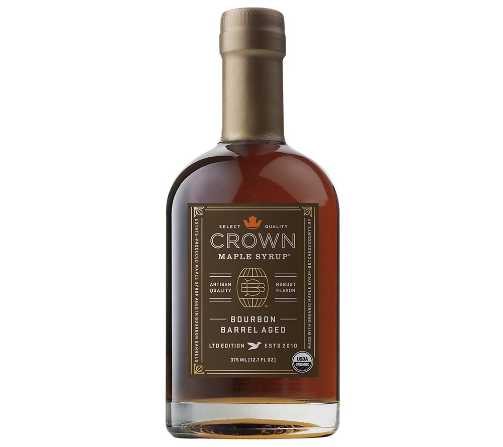 Bourbon Barrel Aged Maple Syrup von Crown Maple (Ahornsirup - Glasflasche)