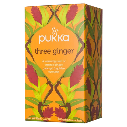 Pukka Three Ginger - Pack of 20 Tea Bags