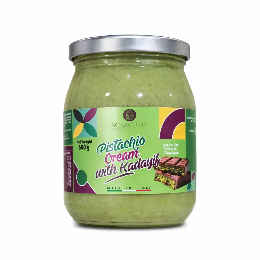 Dubai Chocolate Spreadable Pistachio Cream With Kadayif (600g)