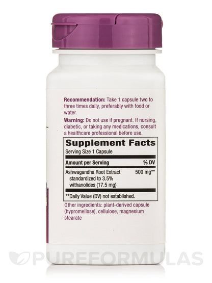 Natures way ashwagandha 60 vegan capsules