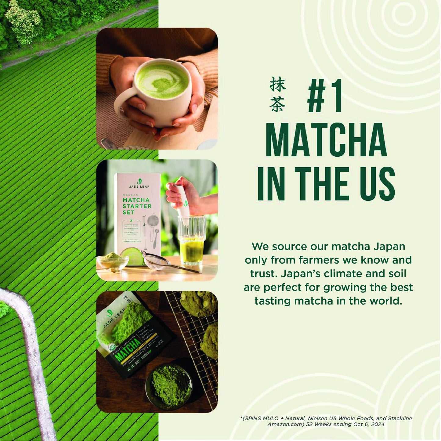 Jade Leaf Matcha Organic Hojicha Powder – Barista Edition, Authentic Japanese Roasted Matcha