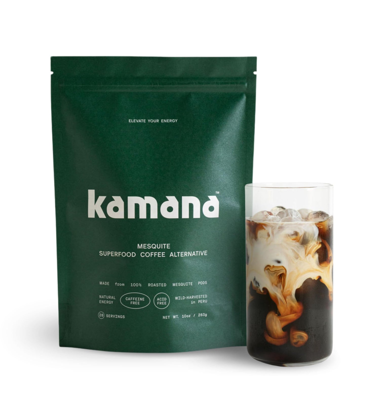 Kamana Caffeine Free Mesquite Coffee Alternative – 28 Servings, Medium Roast