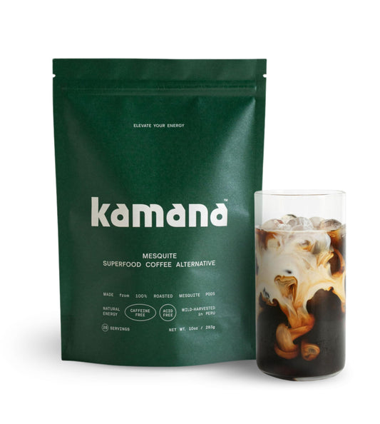 Kamana Caffeine Free Mesquite Coffee Alternative – 28 Servings, Medium Roast