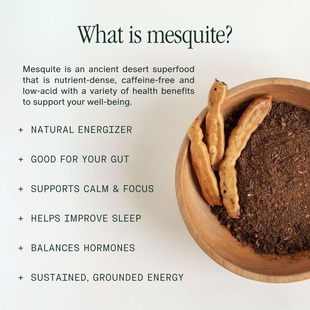 Kamana Caffeine Free Mesquite Coffee Alternative – 28 Servings, Medium Roast