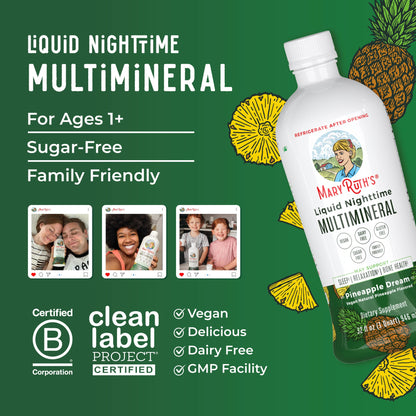 Liquid Nighttime Multimineral (Pineapple)