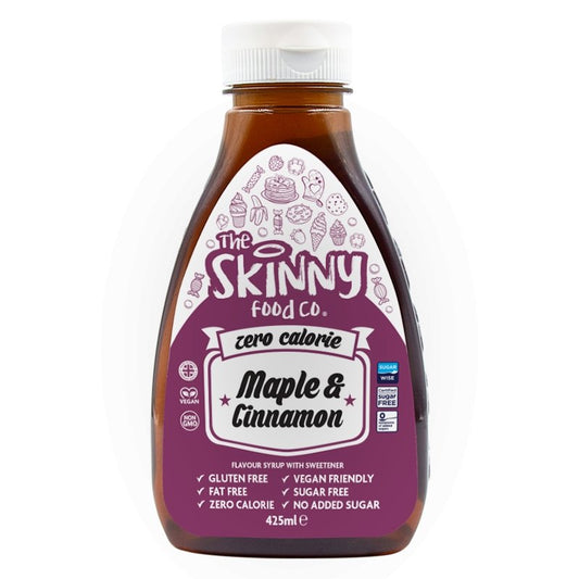 Maple & Cinnamon Zero Calorie Sugar Free Skinny Syrup - 425ml