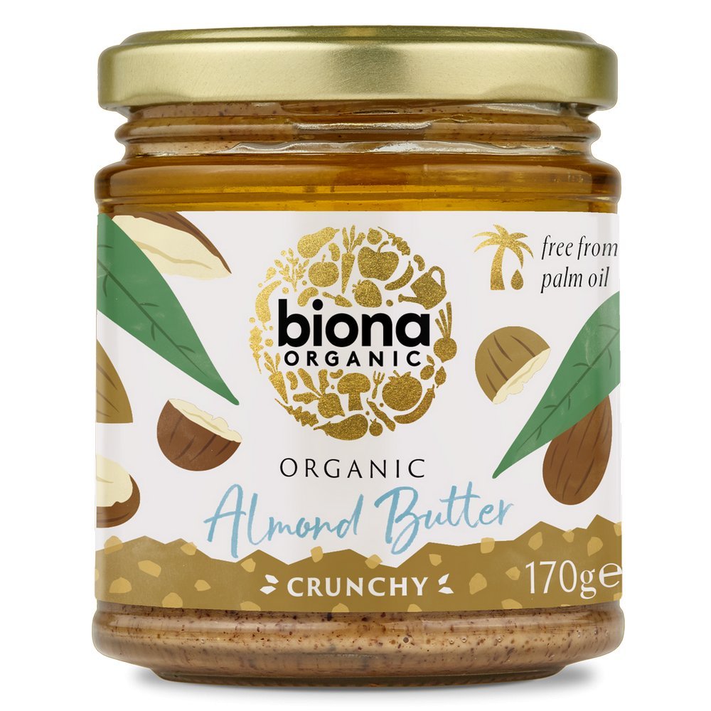Organic Almond Butter Crunchy 170g