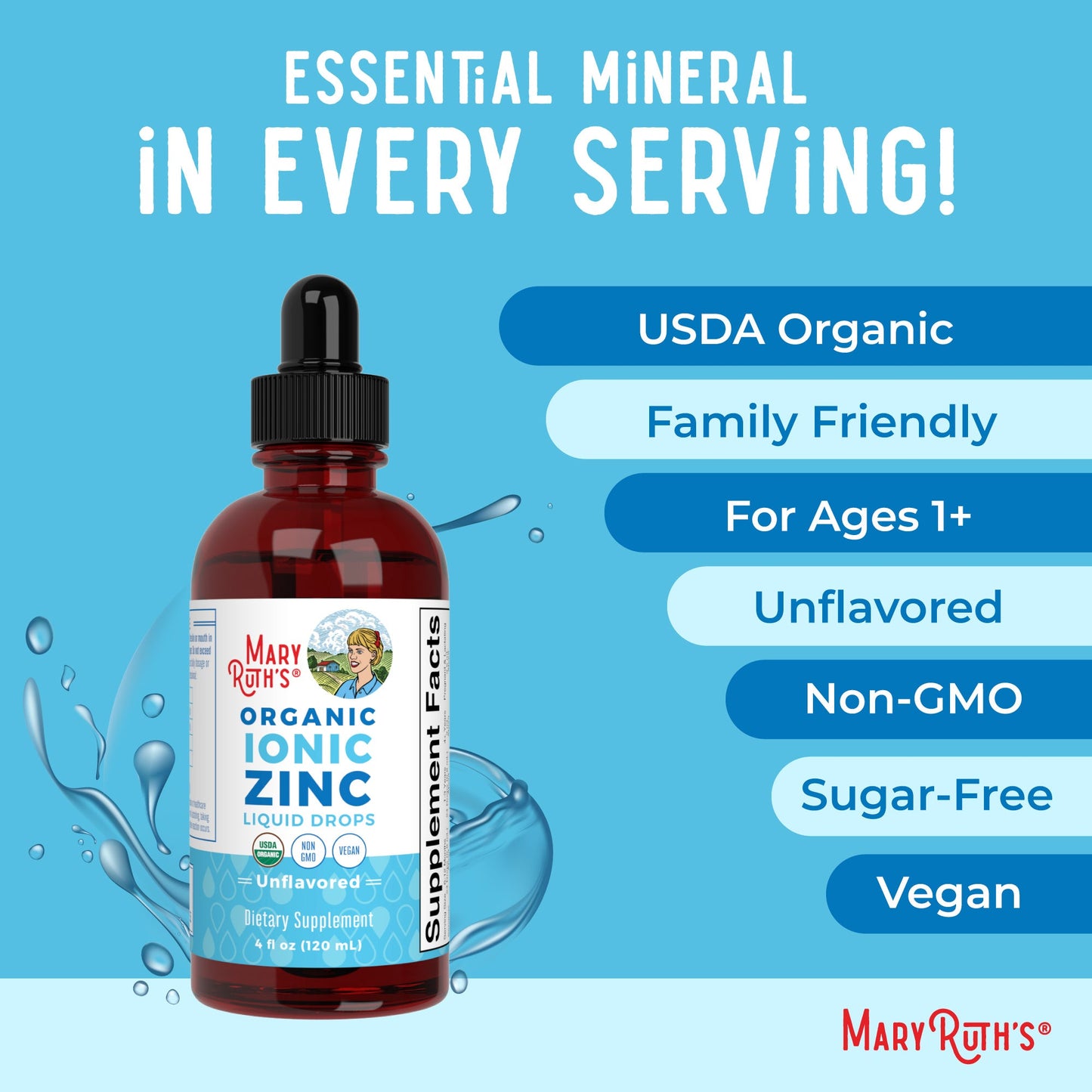 Organic Ionic Zinc Liquid Drops