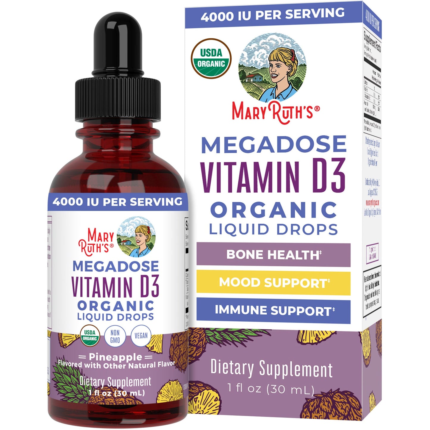 Megadose D3 Organic Liquid Drops