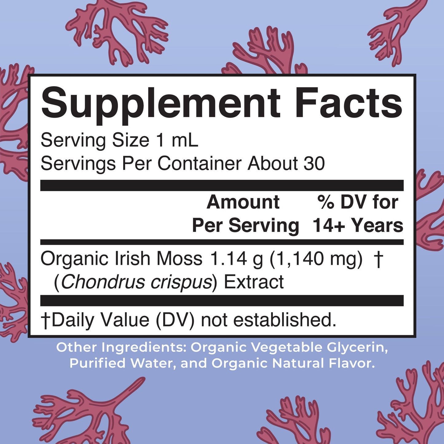 Organic Sea Moss Liquid Drops