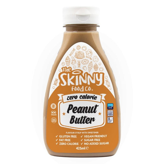 Peanut Butter Zero Calorie Sugar Free Skinny Syrup - 425ml