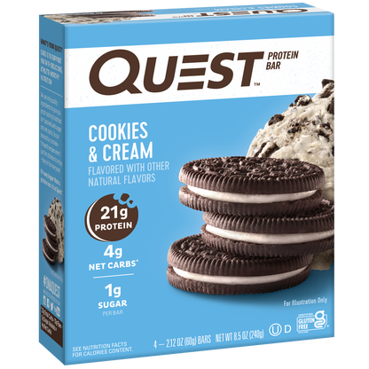 Quest Cookies & Cream Protein Bars