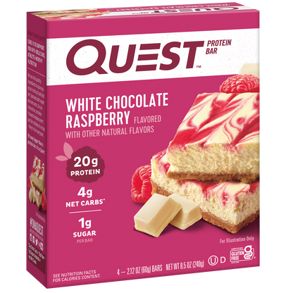 Quest White Chocolate Raspberry Protein Bars