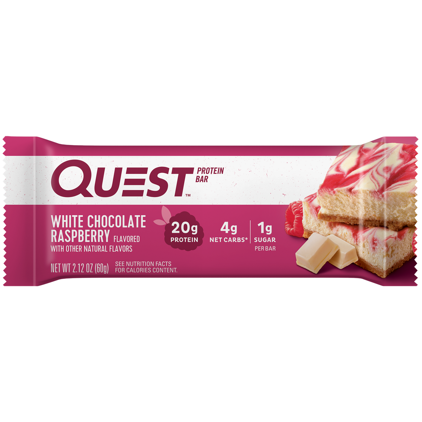 Quest White Chocolate Raspberry Protein Bars