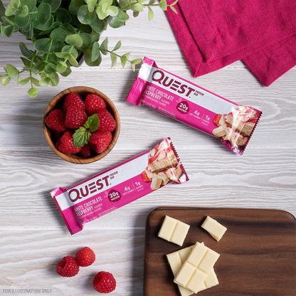 Quest White Chocolate Raspberry Protein Bars