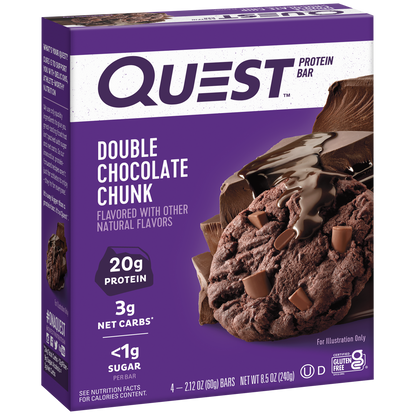 Quest Double Chocolate Chunk Protein Bars