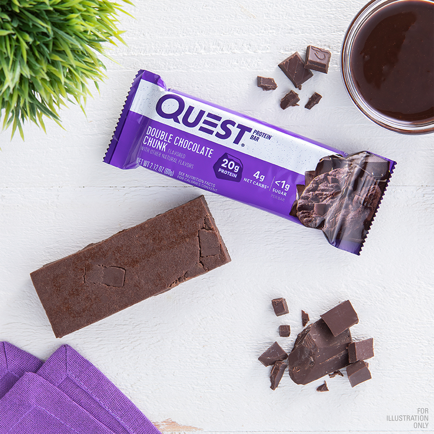 Quest Double Chocolate Chunk Protein Bars