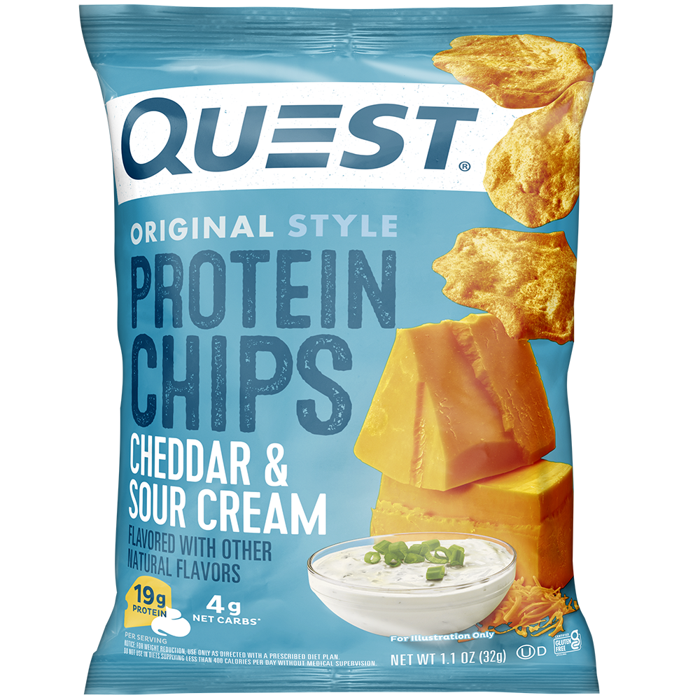 Quest Cheddar & Sour Cream Original Style Protein Chips