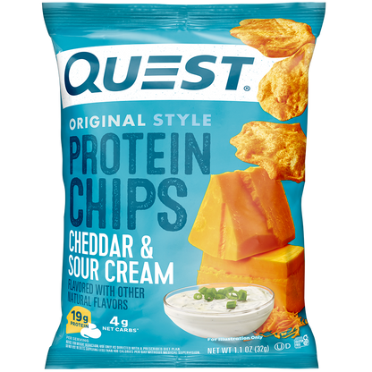 Quest Cheddar & Sour Cream Original Style Protein Chips