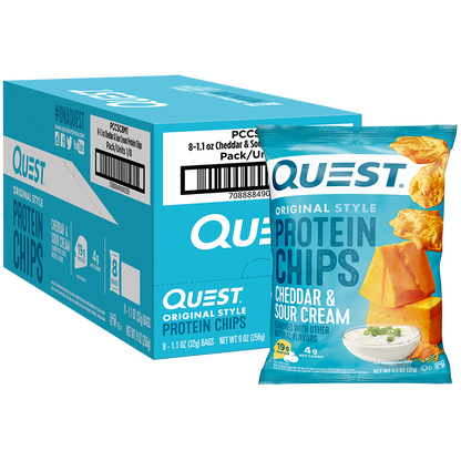 Quest Cheddar & Sour Cream Original Style Protein Chips