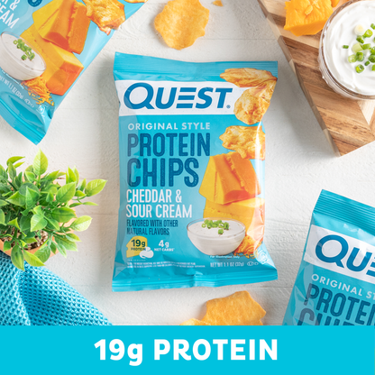 Quest Cheddar & Sour Cream Original Style Protein Chips