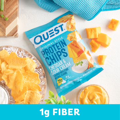 Quest Cheddar & Sour Cream Original Style Protein Chips