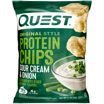 Quest Sour Cream & Onion Original Style Protein Chips