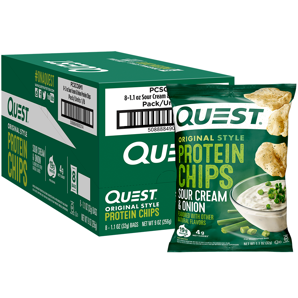 Quest Sour Cream & Onion Original Style Protein Chips