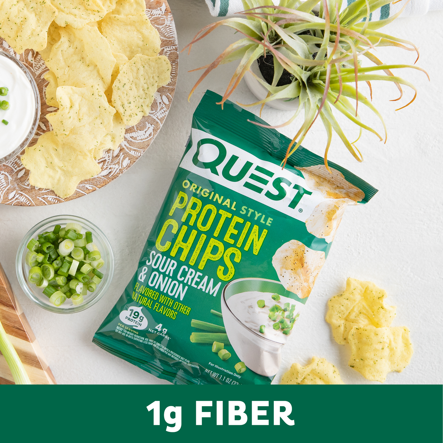 Quest Sour Cream & Onion Original Style Protein Chips