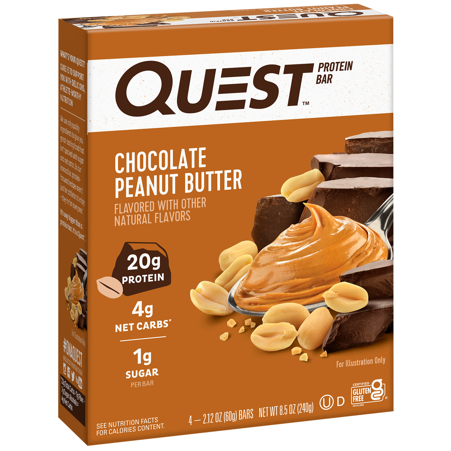 Quest Chocolate Peanut Butter Protein Bar